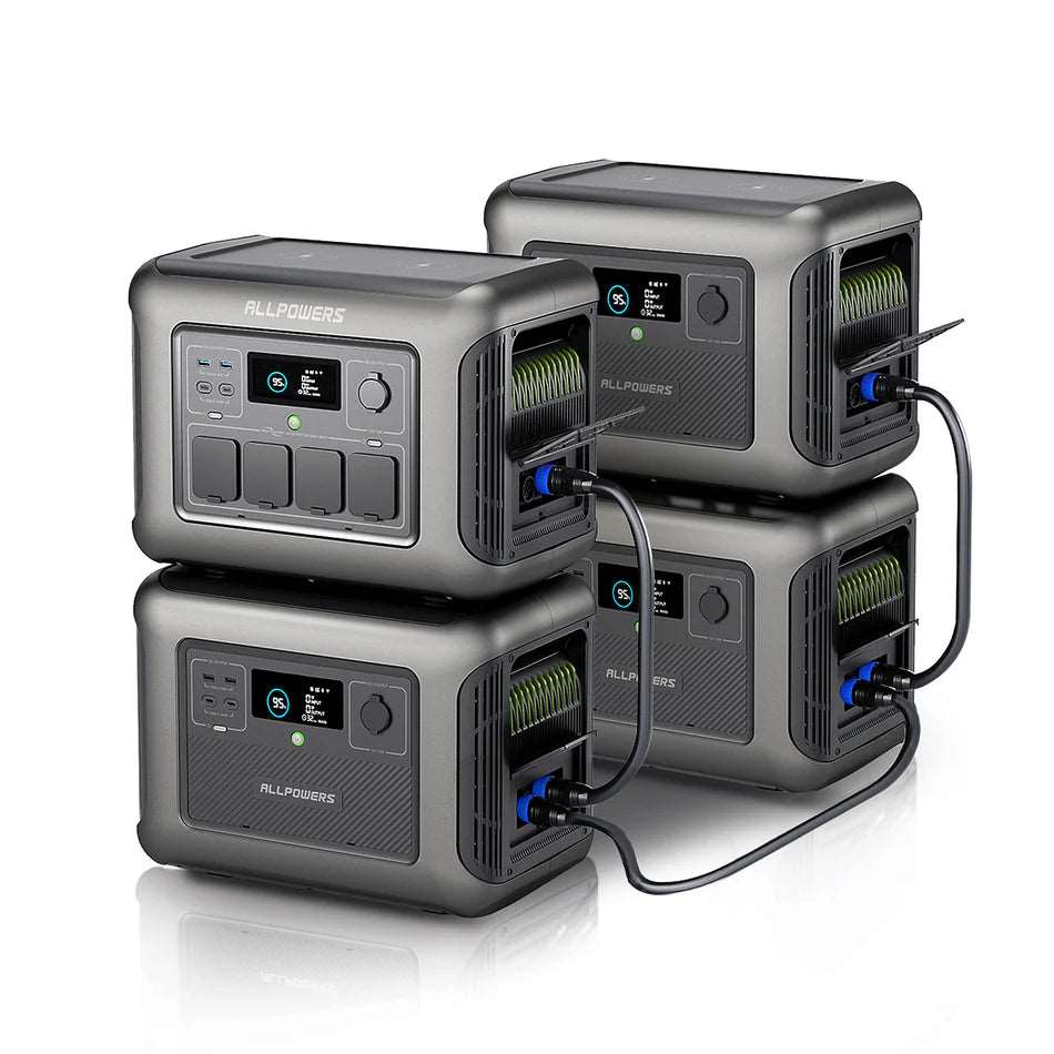 ALLPOWERS B1000 Batería de Expansión 1152 Wh - R1500 + 3PCS B1000 AP-SS-010-EU + 3PCS AP-EB-001-EU