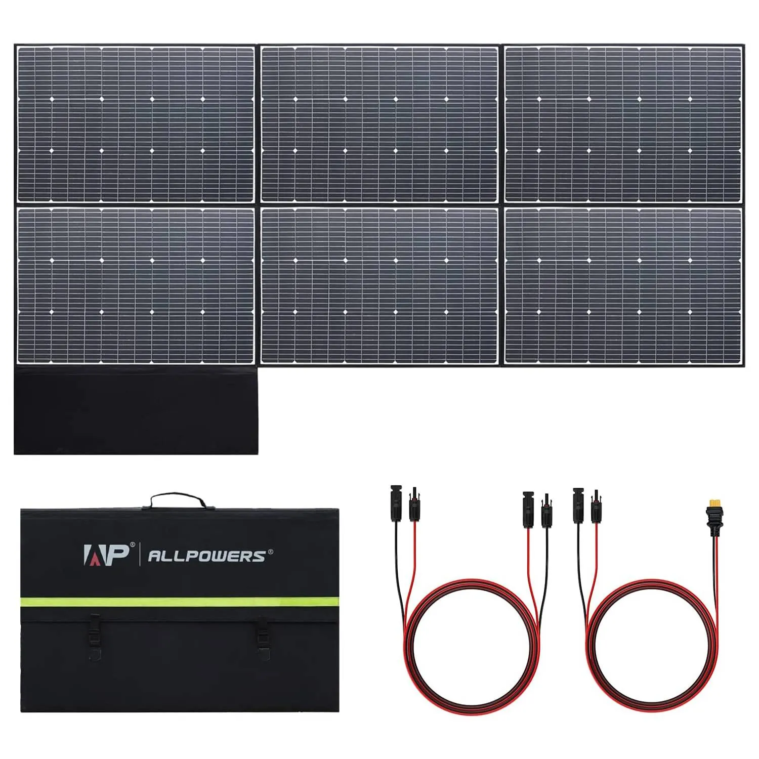 ALLPOWERS SP039 Placa Solar Portátil Monocristalino 600W AP-SP-039-BLA