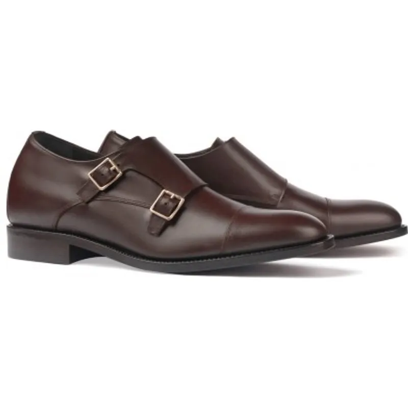 Zapatos con alzas hombre Gianni Garzanero modelo Bristol marrón ES72