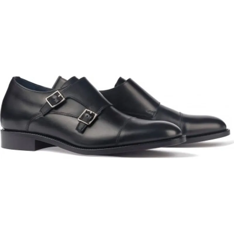 Zapatos con alzas hombre Gianni Garzanero modelo Bristol negro ES73
