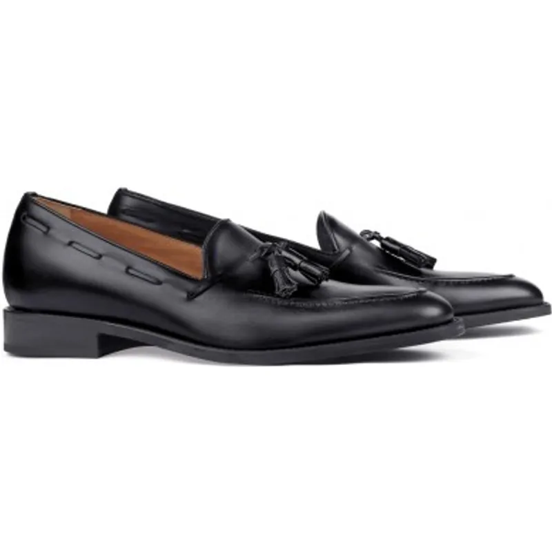 Zapatos con alzas hombre Gianni Garzanero modelo Valentino negro ES146