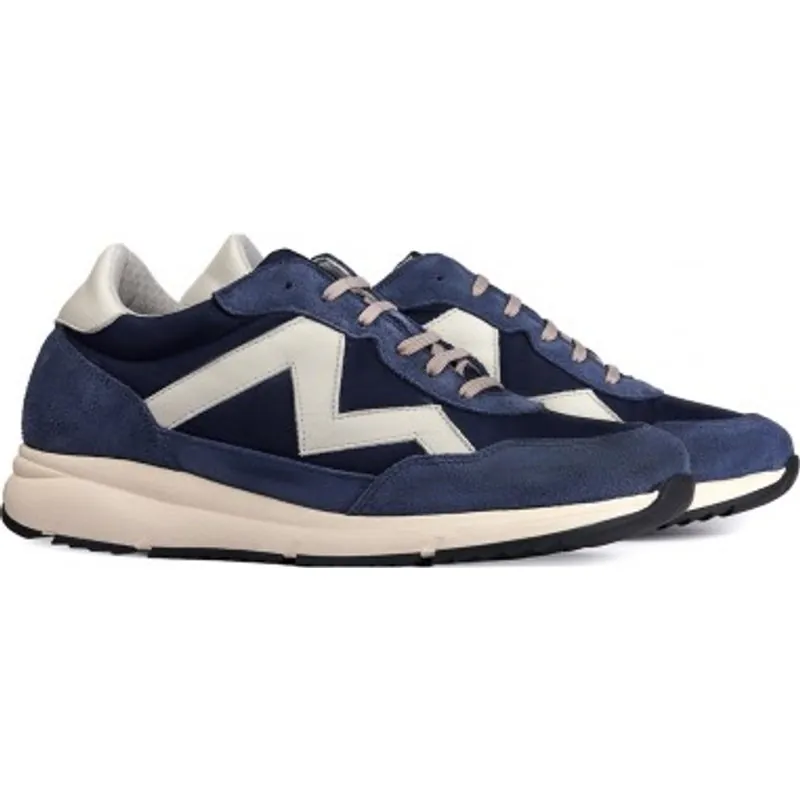 Zapatos con alzas hombre modelo Chicago azul ES429