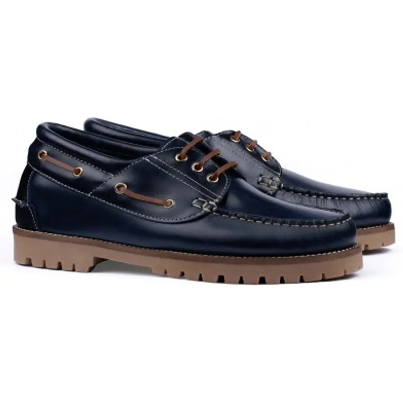 Zapatos con alzas hombre Tronisco modelo Adriatico azul ES414