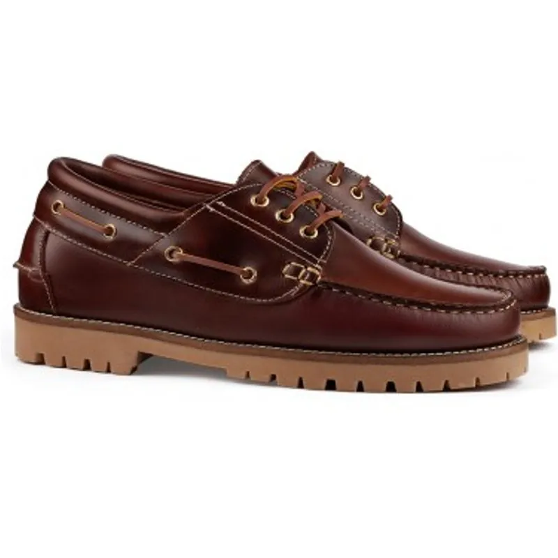 Zapatos con alzas hombre Tronisco modelo Adriatico marrón ES252