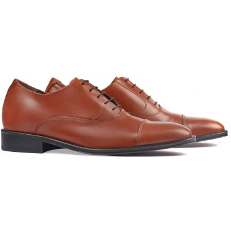 Zapatos con alzas hombre Tronisco modelo Derbi cuero ES88