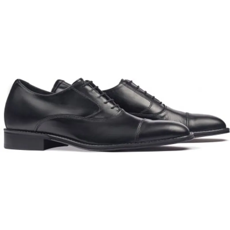 Zapatos con alzas hombre Tronisco modelo Derbi negro ES89