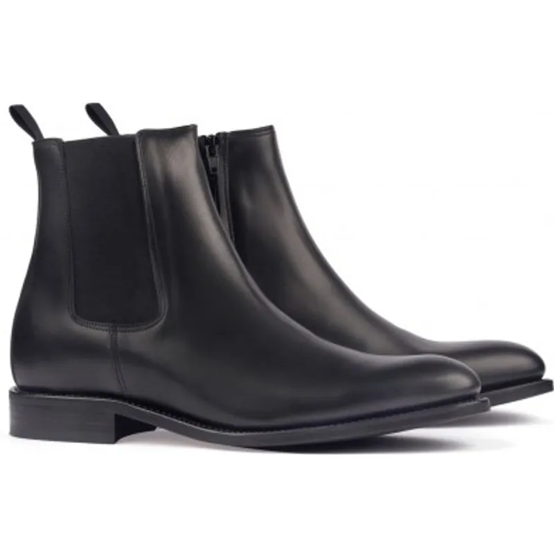 Zapatos con alzas hombre Tronisco modelo Flavio negro ES253