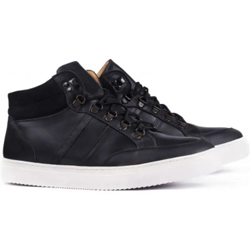 Zapatos con alzas hombre Tronisco modelo Padua negro ES301